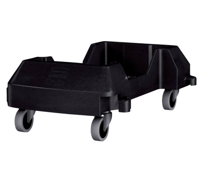 Onderstel Rubbermaid Slim Jim zwart