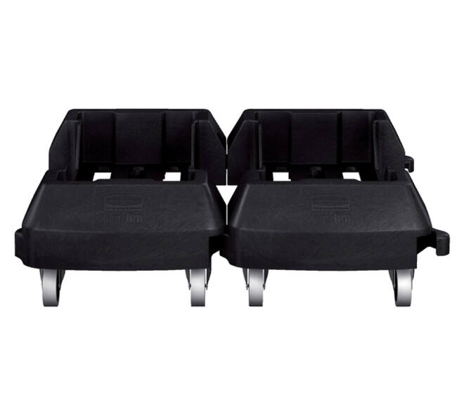 Onderstel Rubbermaid Slim Jim zwart