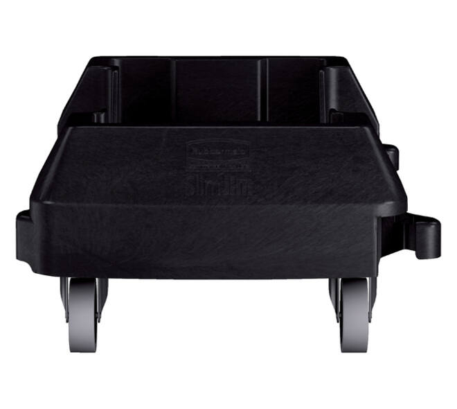 Onderstel Rubbermaid Slim Jim zwart