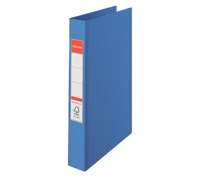 Ringband Esselte Vivida A4 19mm 30% gerecycled PP folie blauw