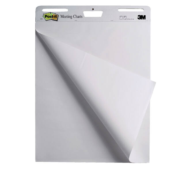 Meeting chart Post-it 559 Super Sticky 63.5x76.2mm wit 4+2 gratis