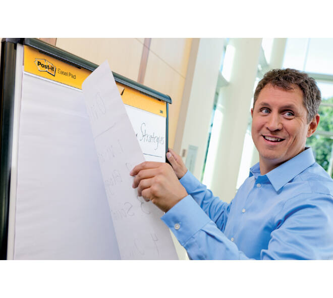 Meeting chart Post-it 559 Super Sticky 63.5x76.2mm wit 4+2 gratis