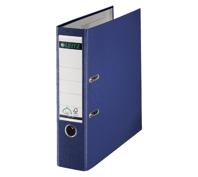 Ordner Leitz 1010 180° 80mm PP A4 blauw