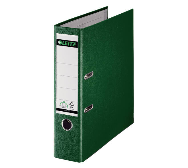 Ordner Leitz 1010 180° 80mm PP A4 groen