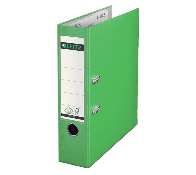 Ordner Leitz 1010 180° 80mm PP A4 lichtgroen