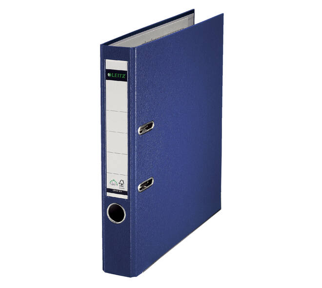 Ordner Leitz 1015 180° 50mm PP A4 blauw