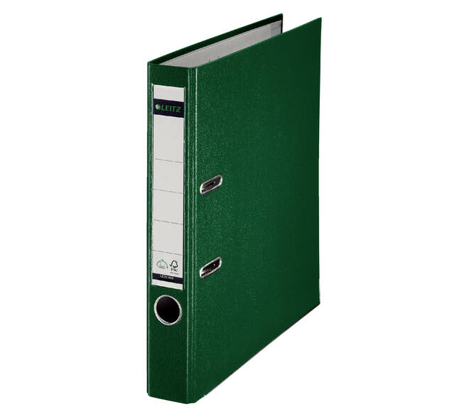 Ordner Leitz 1015 180° 50mm PP A4 groen