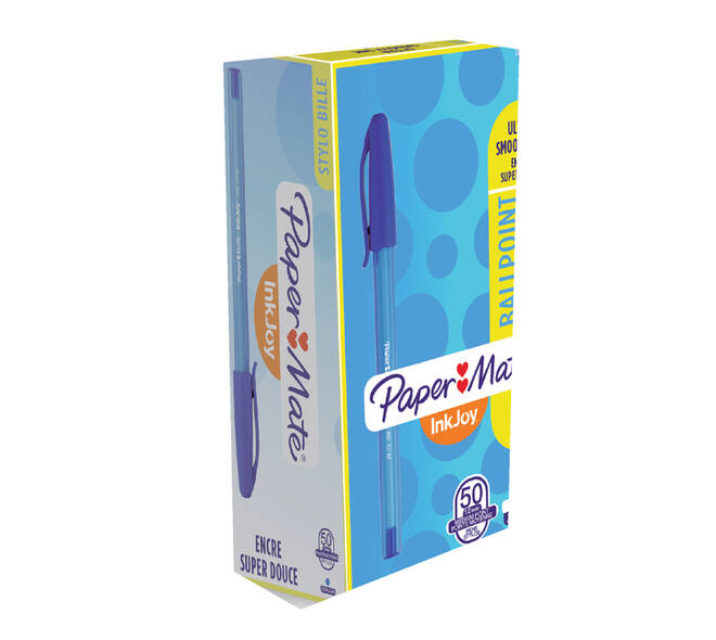 Balpen Paper Mate Inkjoy 100 medium blauw