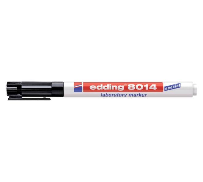 Viltstift edding 8014 laboratorium rond 1mm zwart