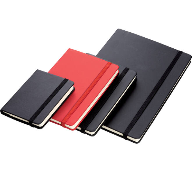 Notitieboek Quantore A4 lijn192 blz 80gr zwart