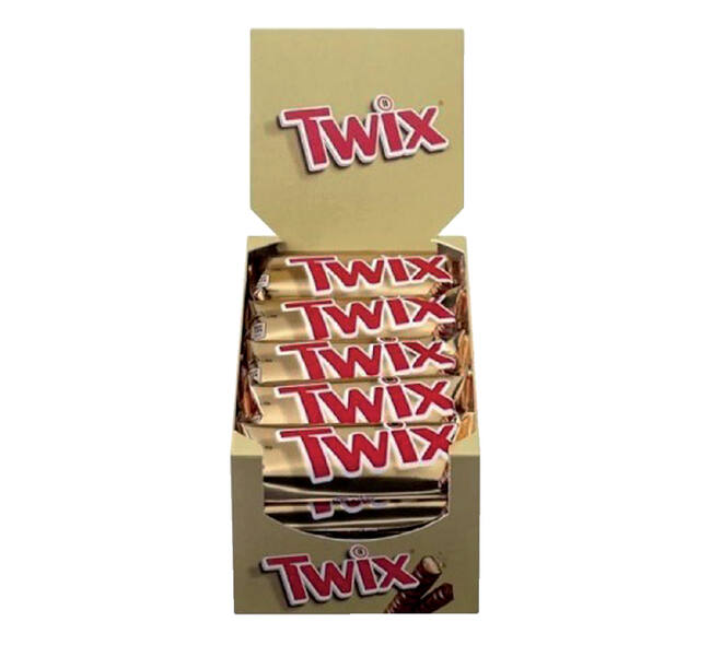 Snoep Twix reep 25x50 gram