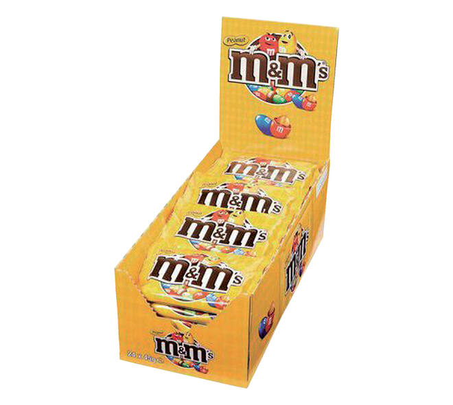 Snoep M&M's pinda 24x45 gram