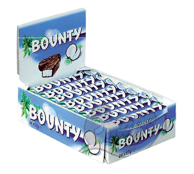 Snoep Bounty reep 24x57 gram