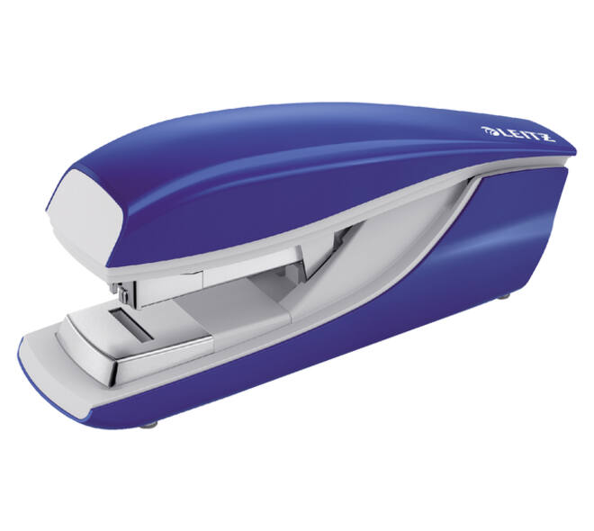 Nietmachine Leitz NeXXt metalen flat clinch 40 vel blauw
