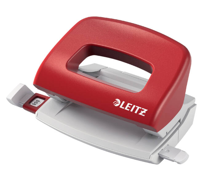 Perforator Leitz NeXXt mobiele 10 vel rood