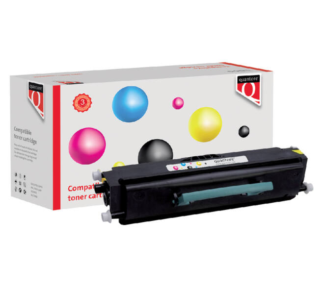 Tonercartridge Quantore alternatief tbv Lexmark E260A11E zwart