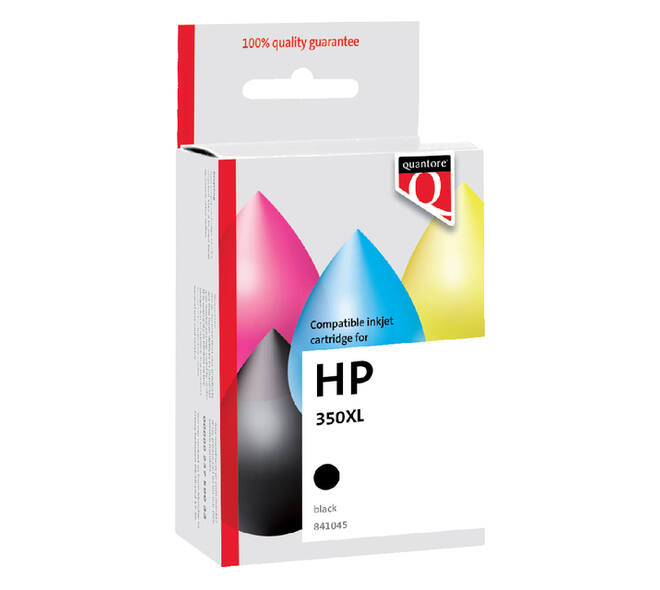 Inktcartridge Quantore alternatief tbv HP CB336EE 350XL zwart