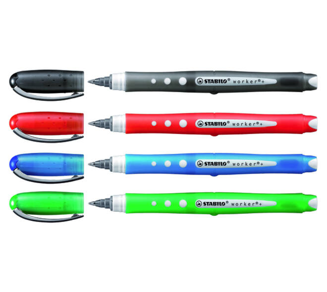 Rollerpen STABILO worker colorful 2019/41 medium blauw