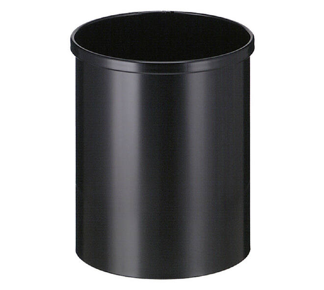 Papierbak Vepabins rond Ø25.5cm 15 liter zwart