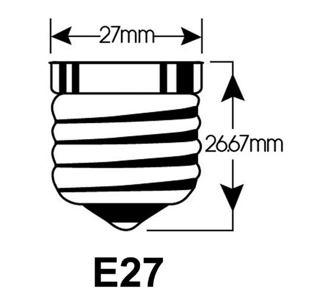 Ledlamp Integral E27 2700K warm wit 2W 250lumen