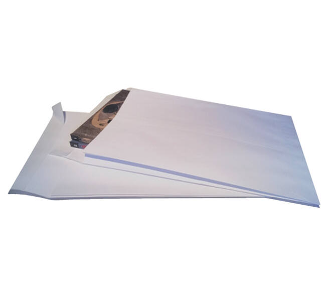 Envelop Quantore monsterzak 229x324x38mm zelfklevend wit 10 stuks