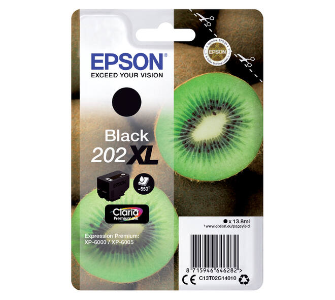 Inktcartridge Epson 202XL T02G14 zwart