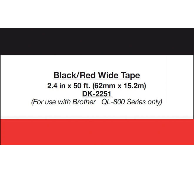 Etiket Brother DK-22251 doorlopend 62mm 1 rol á 15m wit