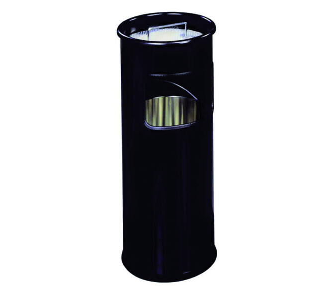 As-papierbak Durable 3330-01 rond zwart