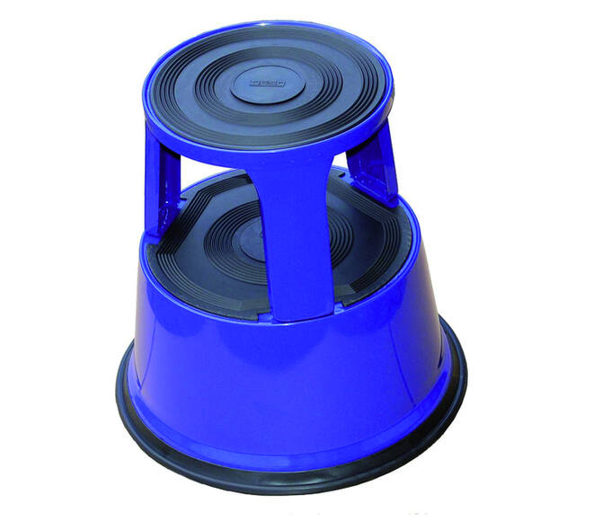 Opstapkruk Desq 420mm metaal blauw
