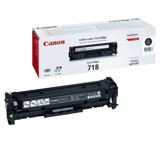 Tonercartridge Canon 718 zwart