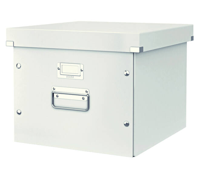 Hangmappenbox Leitz click & store WOW gerecycled karton 357x285x367mm wit