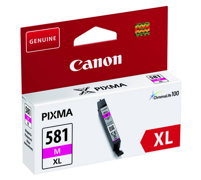 Inktcartridge Canon CLI-581XL rood