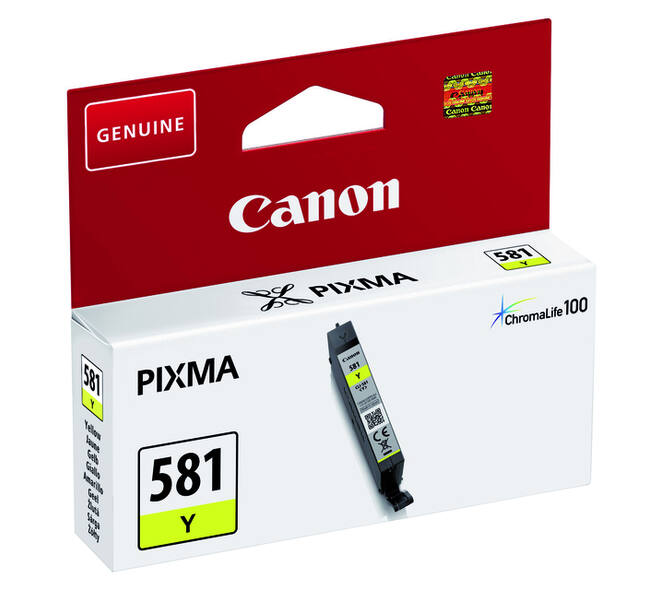 Inktcartridge Canon CLI-581 geel