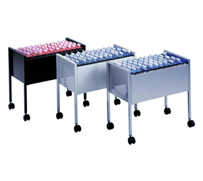 Hangmappentrolly Durable Economy 80 A4 zwart