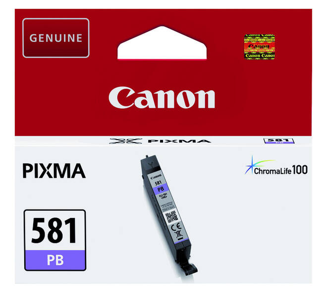 Inktcartridge Canon CLI-581 foto blauw