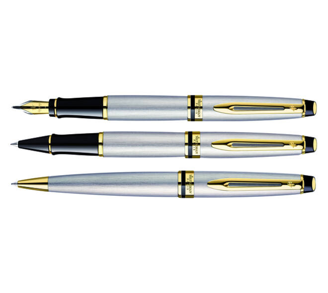 Balpen Waterman Expert stainless steel GT medium