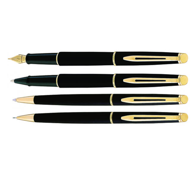 Rollerpen Waterman Hémisphère matt black GT fijn