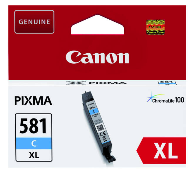 Inktcartridge Canon CLI-581XL blauw
