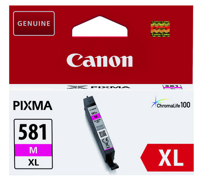 Inktcartridge Canon CLI-581XL rood