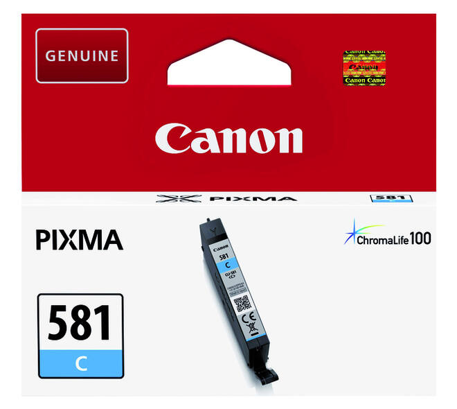 Inktcartridge Canon CLI-581 blauw