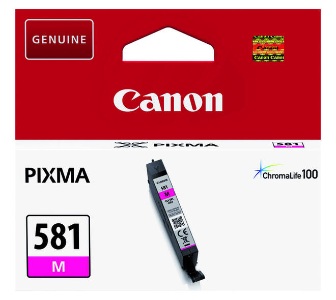 Inktcartridge Canon CLI-581 rood