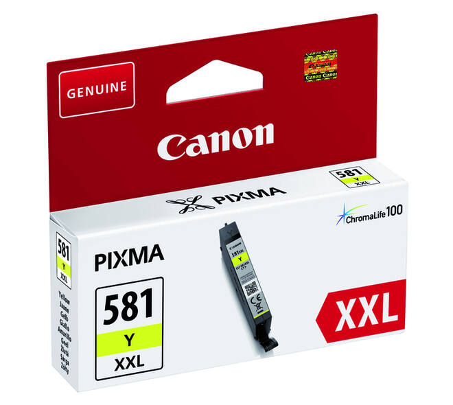 Inktcartridge Canon CLI-581XXL geel