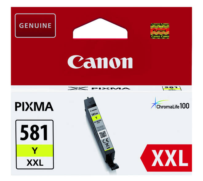Inktcartridge Canon CLI-581XXL geel
