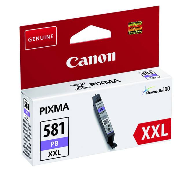 Inktcartridge Canon CLI-581XXL foto blauw