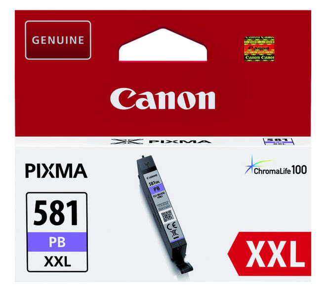 Inktcartridge Canon CLI-581XXL foto blauw