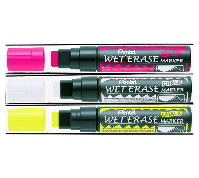 Krijtstift Pentel SMW56 8-16mm geel