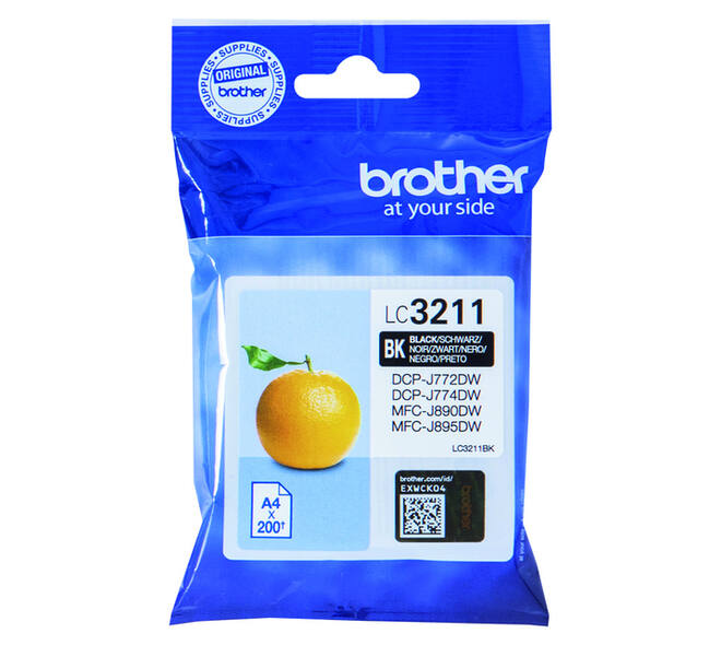 Inktcartridge Brother LC-3211BK zwart