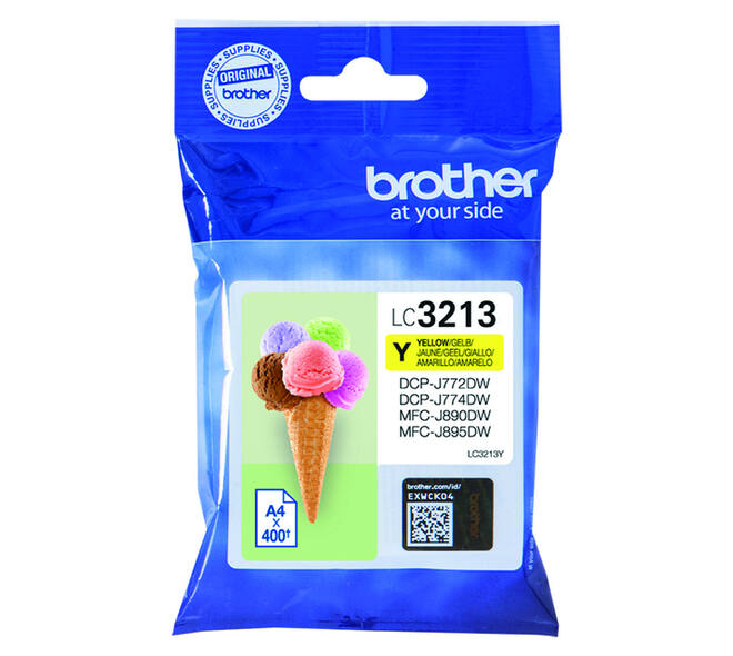 Inktcartridge Brother LC-3213Y geel