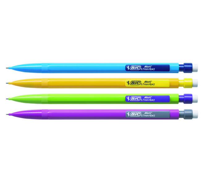 Vulpotlood Bic Matic fun HB  0.7mm blister à 3 stuks