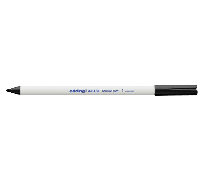 Textielmarker edding 4600 rond 1mm zwart
